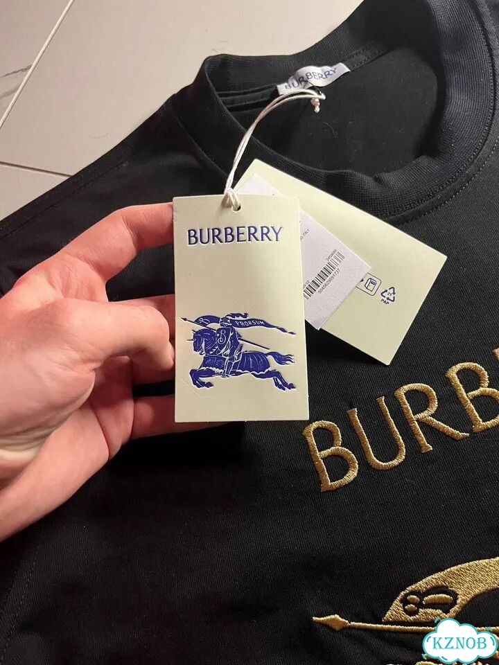 Футболка Burberry черная фото 6