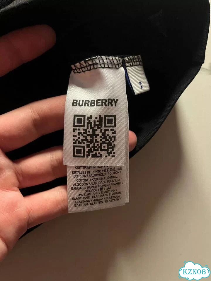 Футболка Burberry черная фото 7