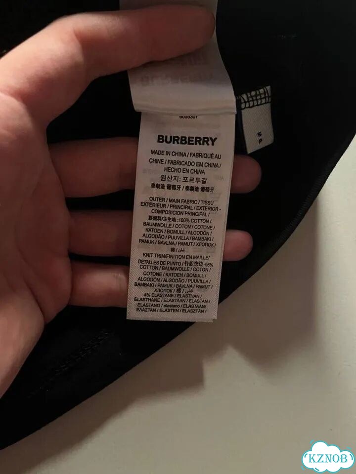 Футболка Burberry черная фото 8