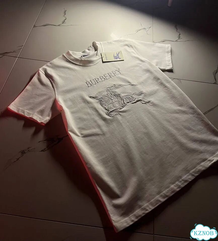 Футболка Burberry белая фото 3