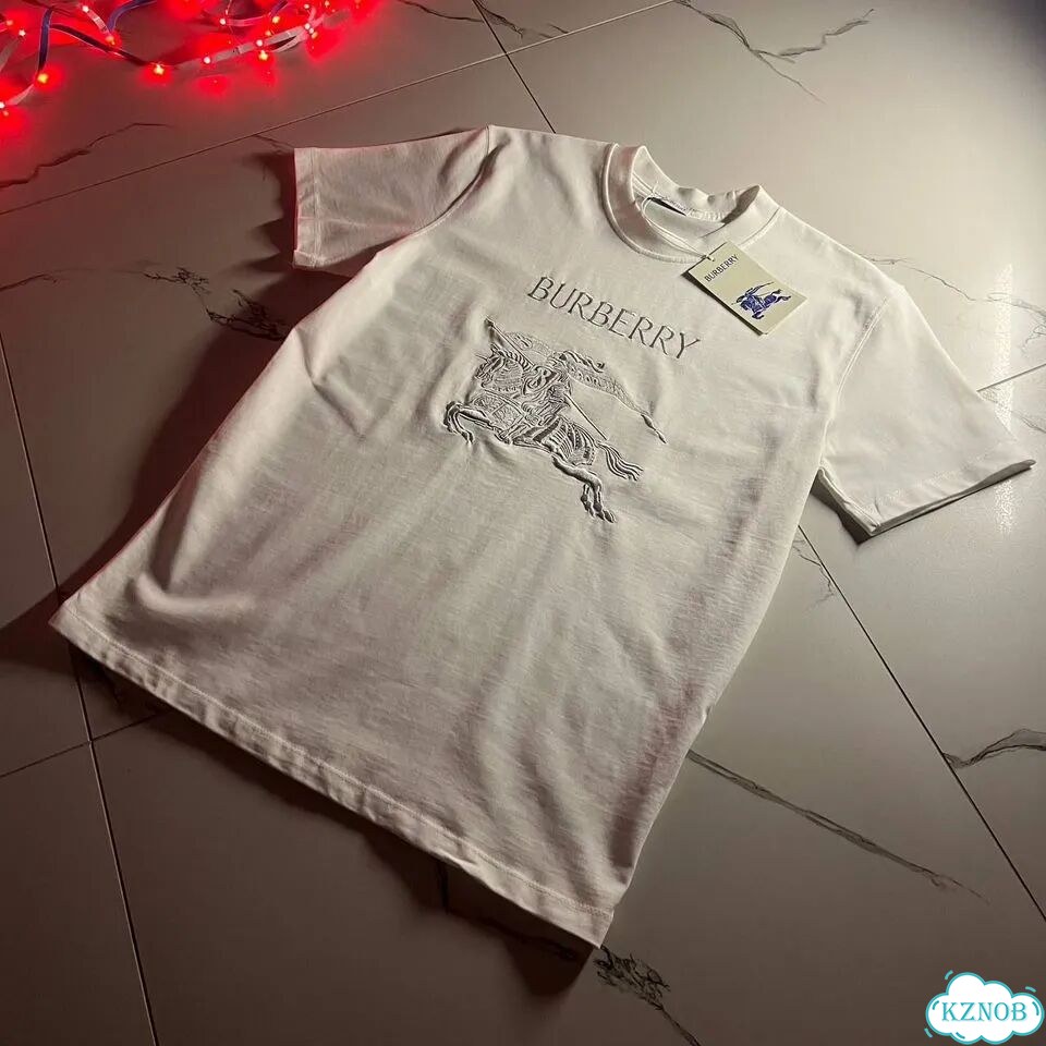 Футболка Burberry белая фото 4