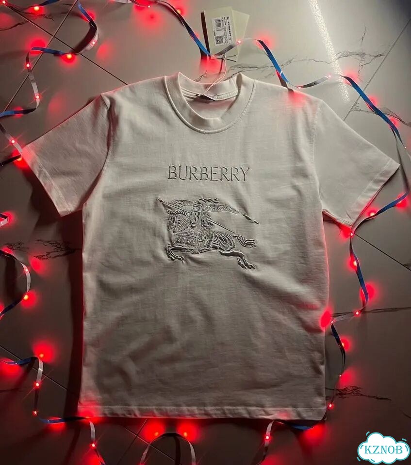 Футболка Burberry белая фото 5