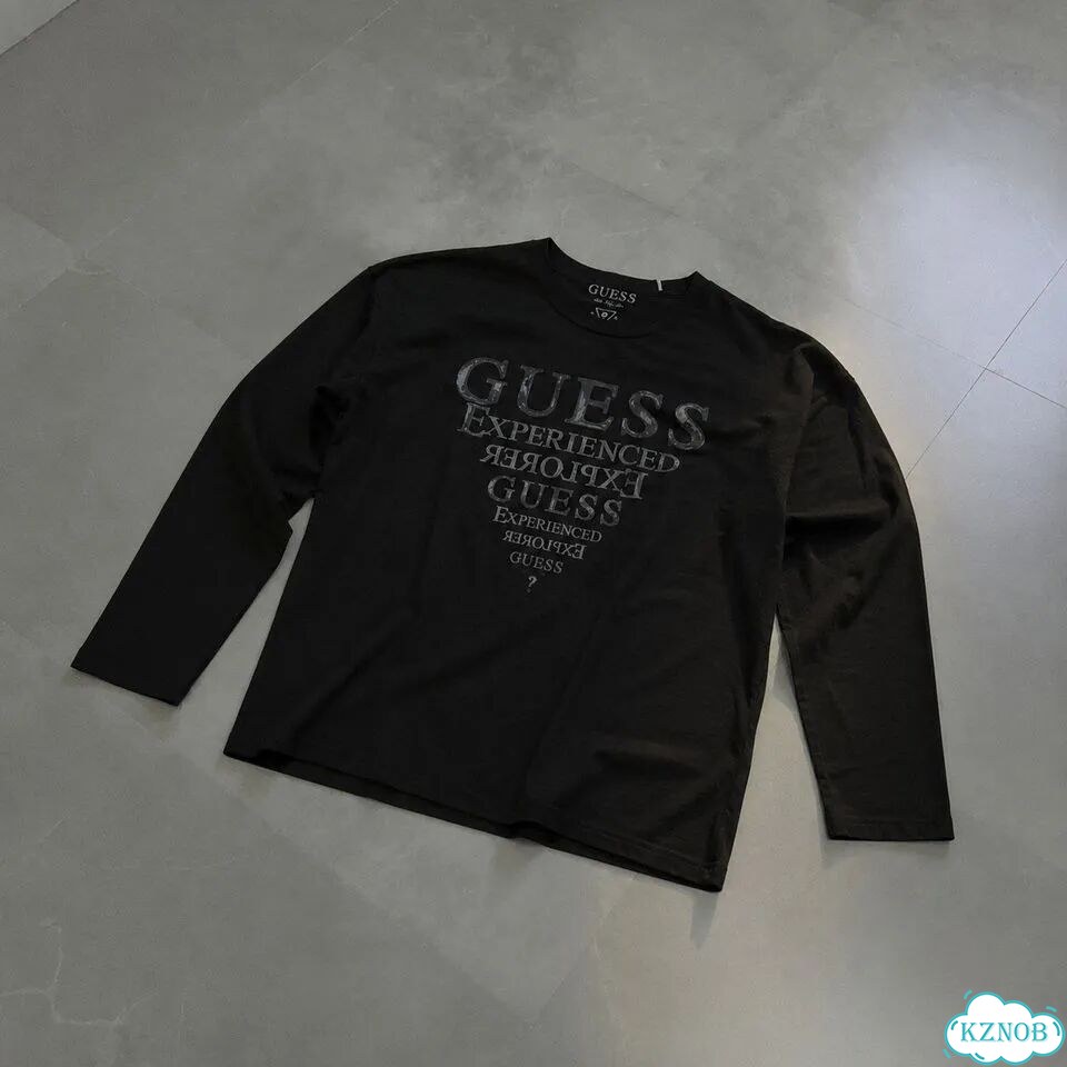 Лонгслив guess черный фото 1