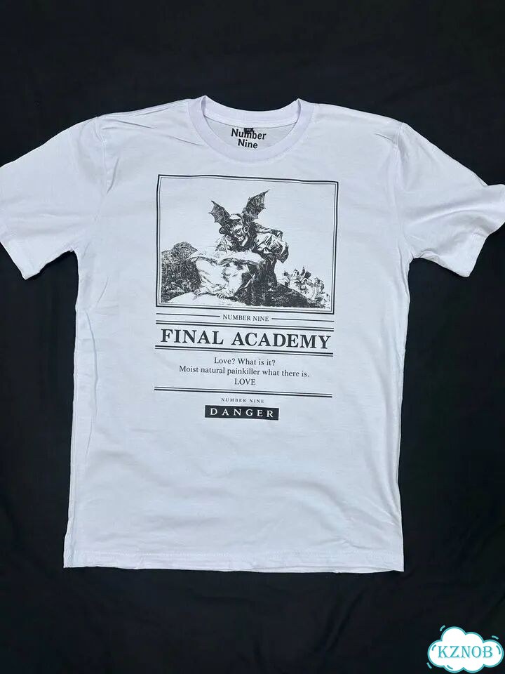 Футболка Number Nine Final Academy белая фото 1