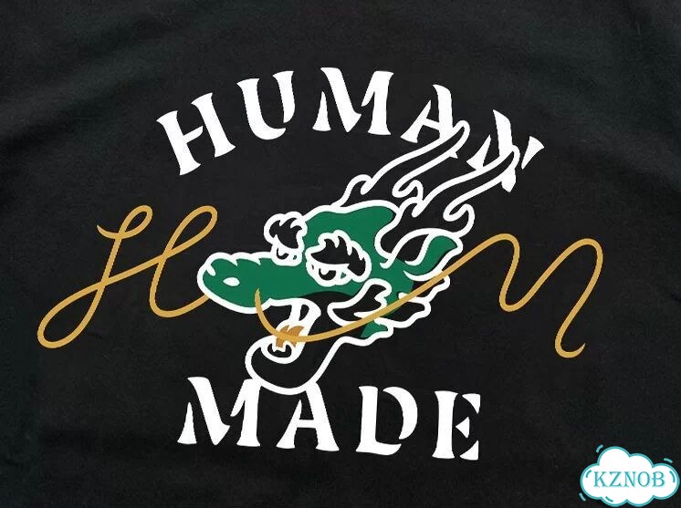 Лонгслив черный Human Made dragon AC0111 фото 4