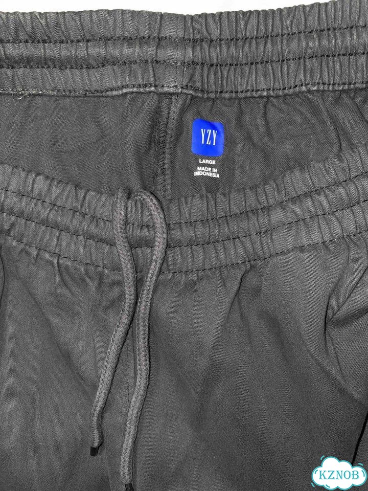 Yeezy Gap sateen cargo pants широкие карго штаны фото 8