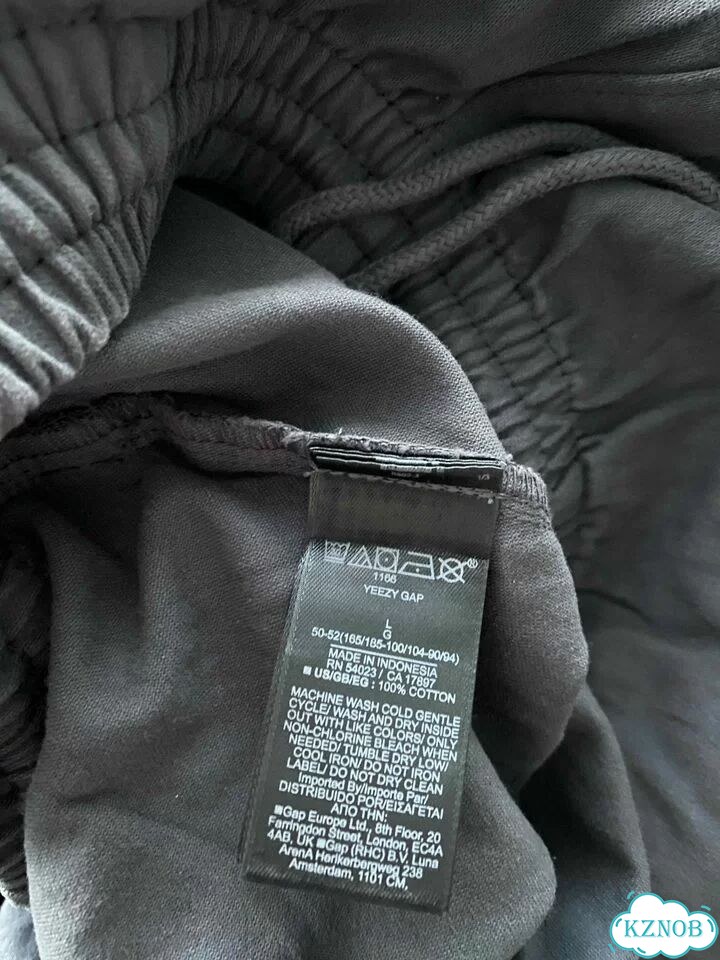 Yeezy Gap sateen cargo pants широкие карго штаны фото 9