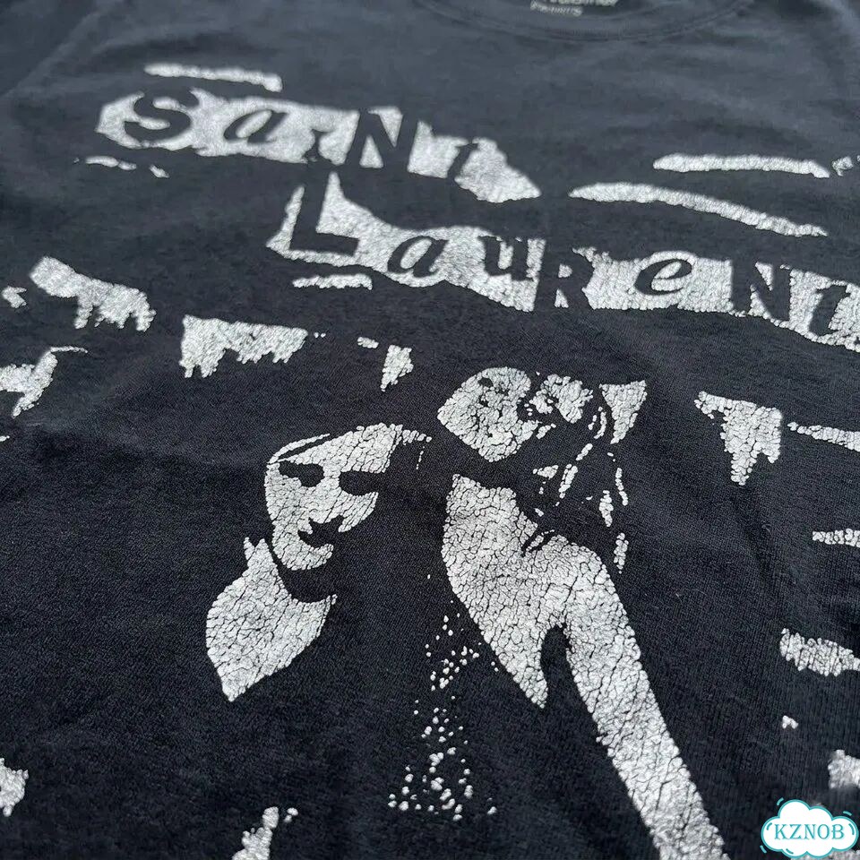 Футболка Saint Laurent Gothic City y2k фото 3