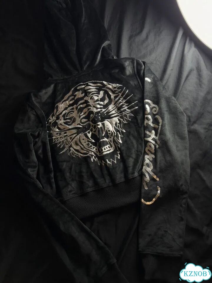Оригинал новый с биркой зип худи Ed Hardy стразы фото 2