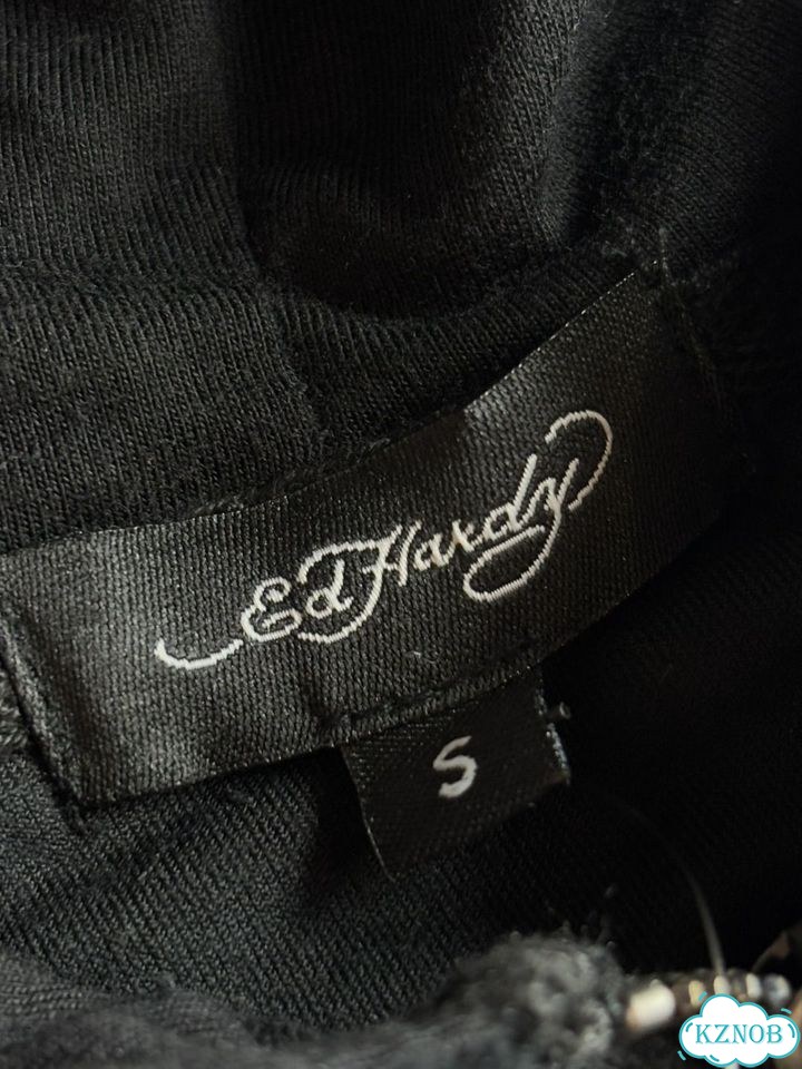 Оригинал новый с биркой зип худи Ed Hardy стразы фото 6