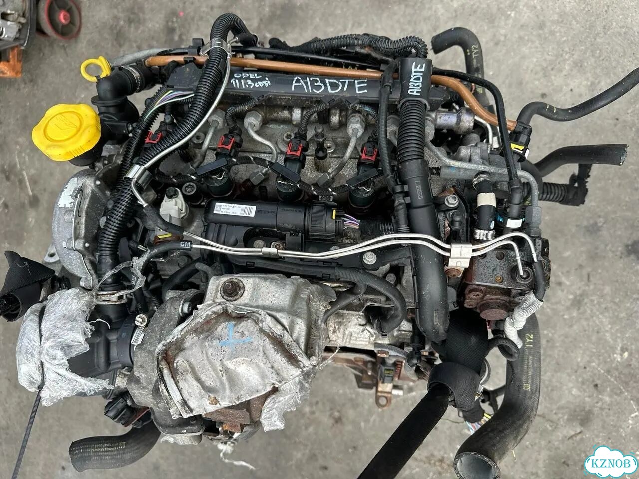 Двигатель opel A13DTE 1.3D фото 2