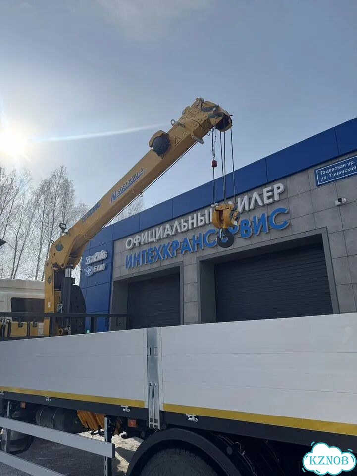 Бортовой грузовик FAW J6L с КМУ XCMG, 2025 фото 17