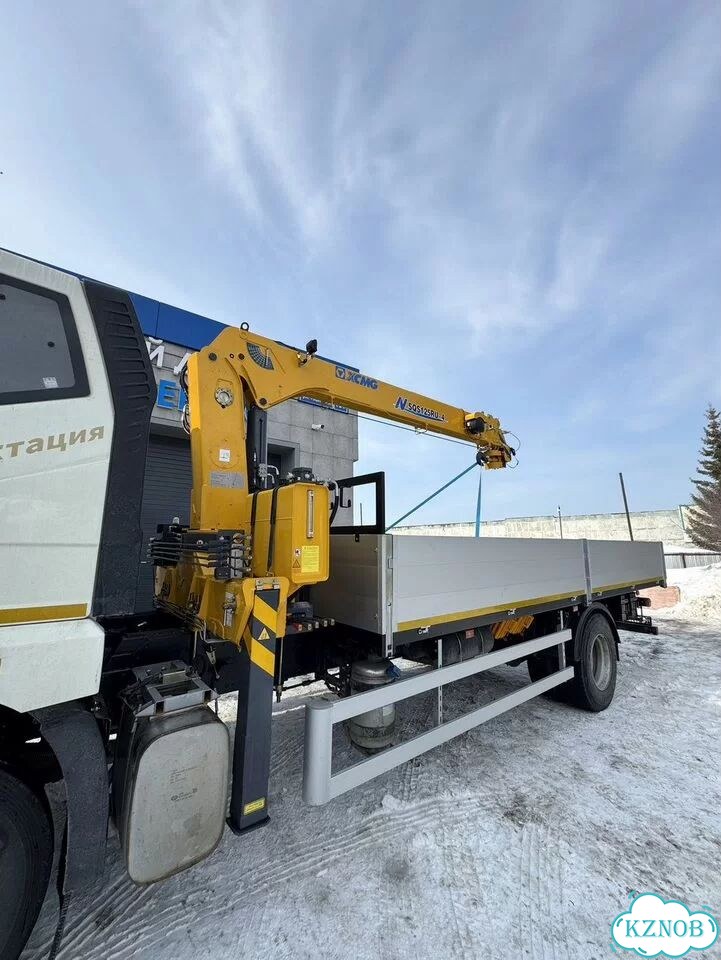 Бортовой грузовик FAW J6L с КМУ XCMG, 2025 фото 4