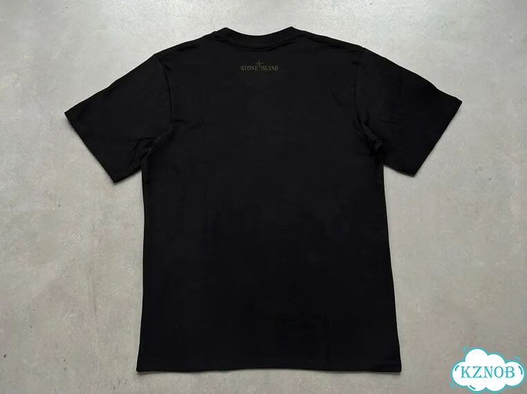 Футболка черная Stone island t-shirt children's clothing DAC0213 streetwear vintage фото 2