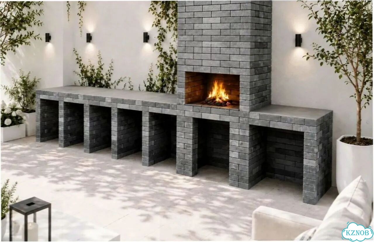 Мангал-конструктор из кирпича фото 5