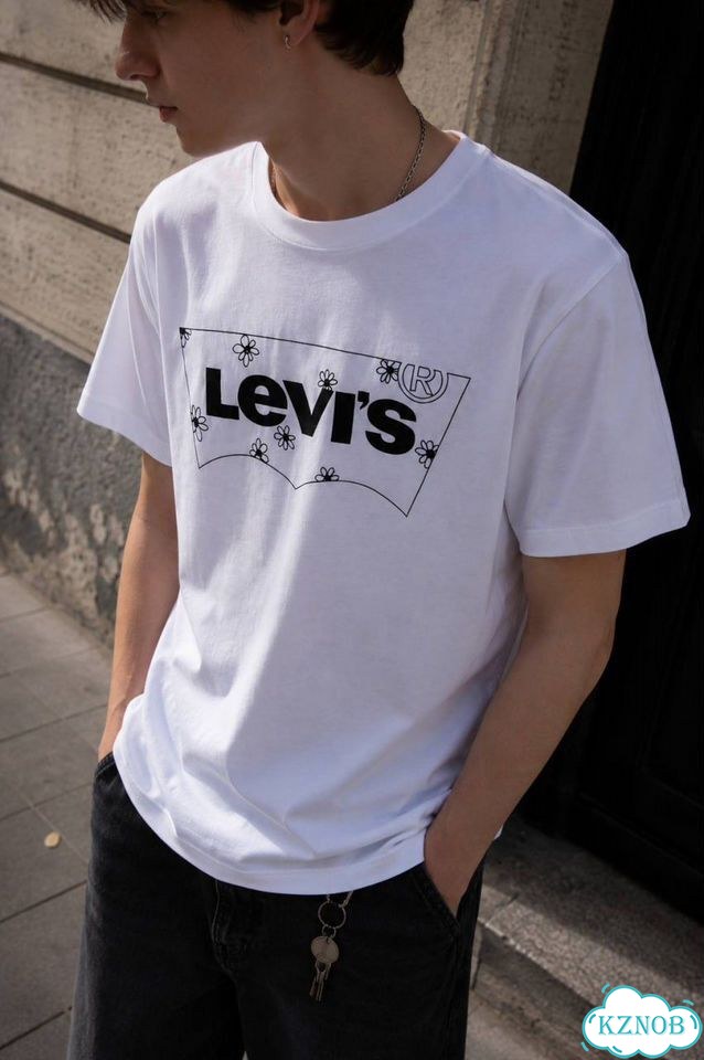 Футболка Levis белая (S-XL) фото 1