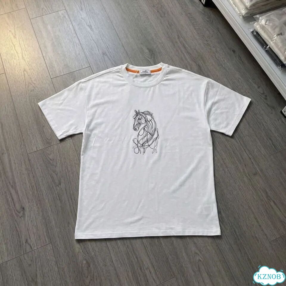Футболка Hermes белая фото 1