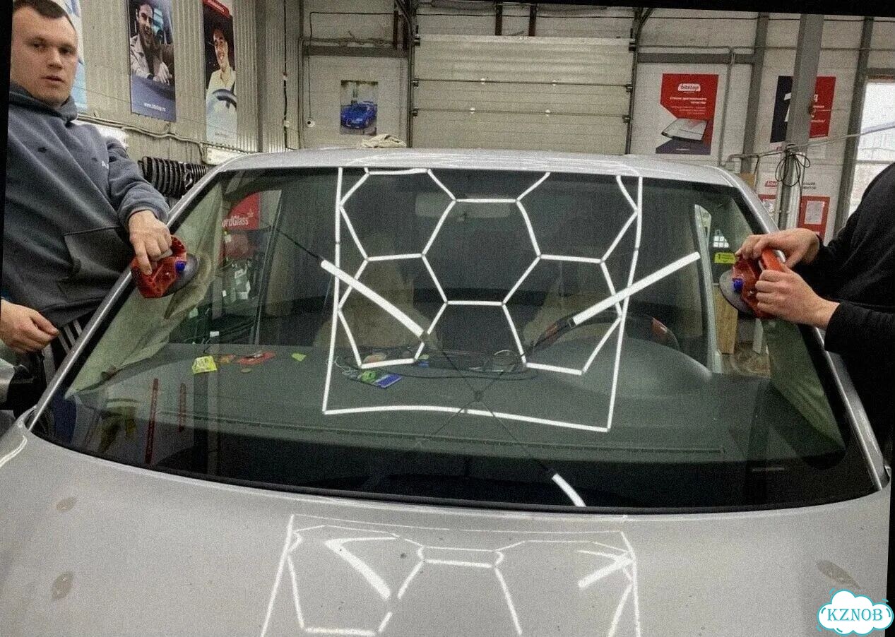 Стекло лобовое на все авто. Установка фото 7