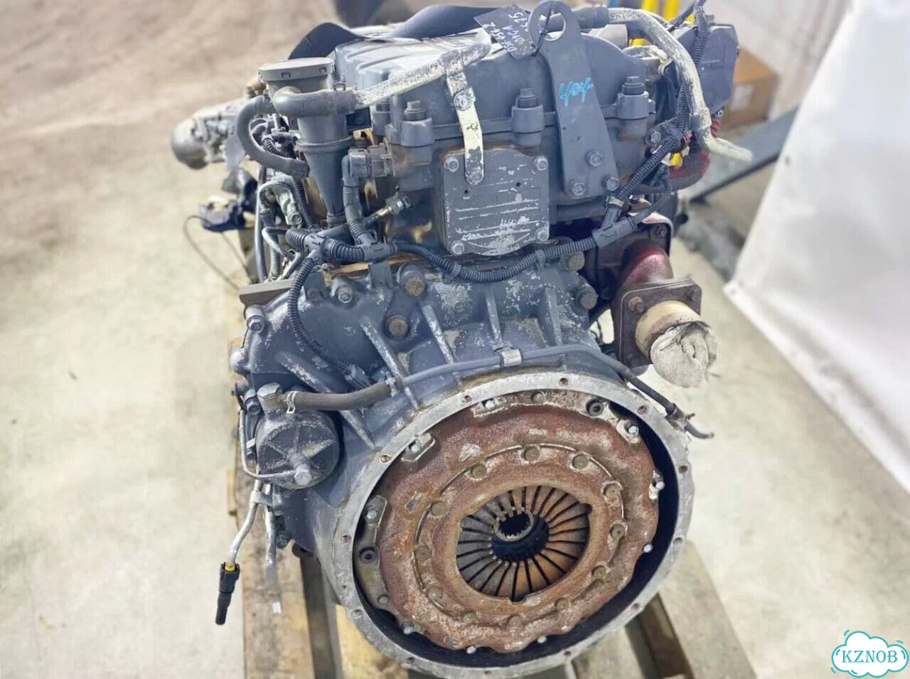 Мотор D4GA с навесным 3.9 CRDi на Hyundai HD65 (UD) проверен фото 3