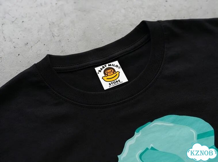 Лонгслив черный Bape T-shirt SS26 rod ice printing DAC0212 streetwear vintage фото 4