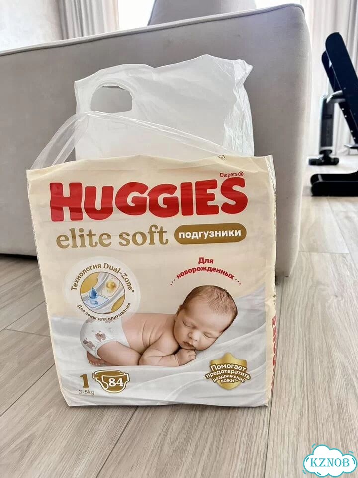 Подгузники Haggies elit soft 1 фото 1