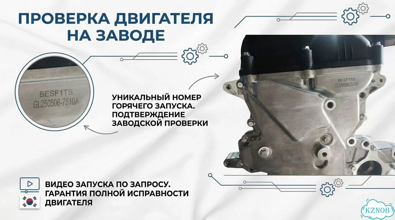 Двигатель G4FC 1.6 новый с гарантией фото 1