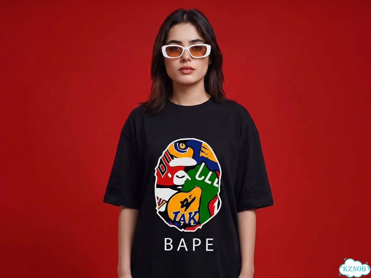 Футболка bape чёрная Streetwear фото 2