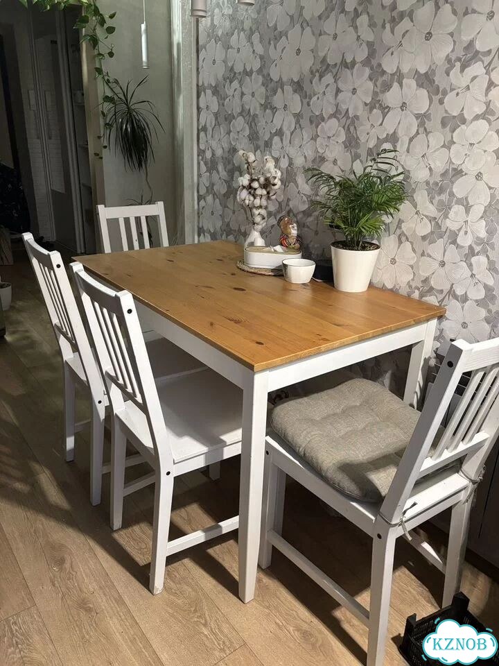 Стол кухонный со стульями IKEA фото 1