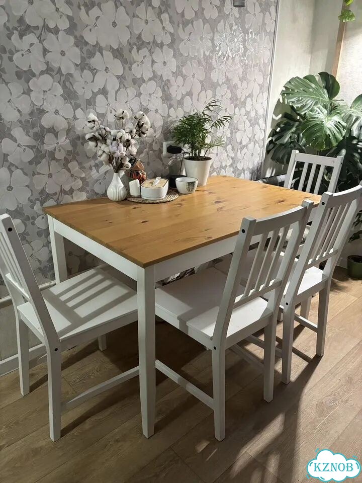 Стол кухонный со стульями IKEA фото 3