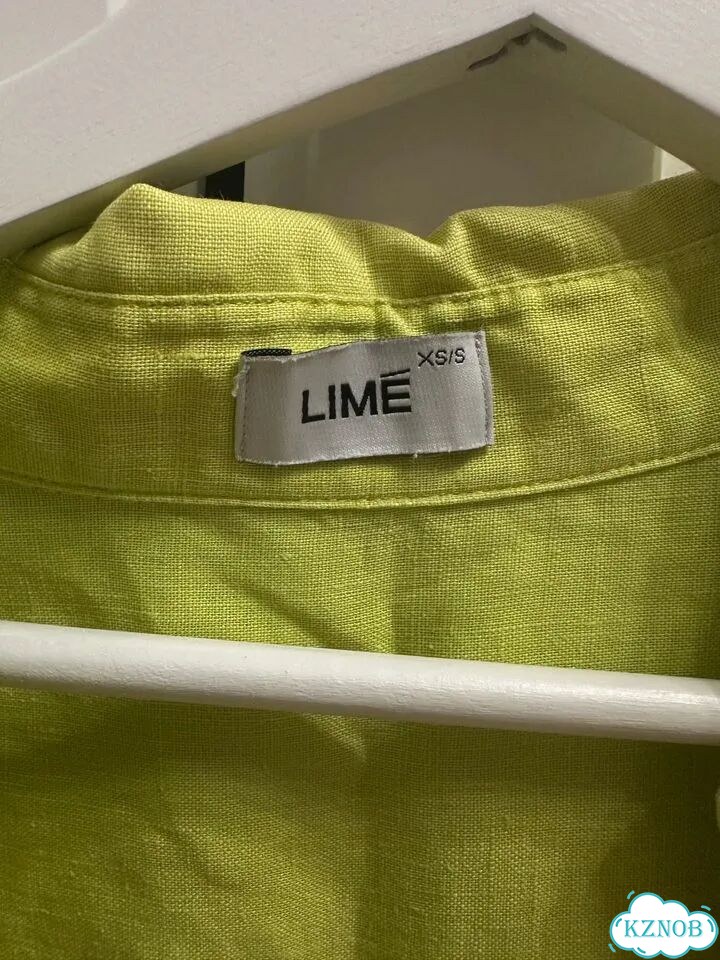 Рубашка льняная lime фото 6