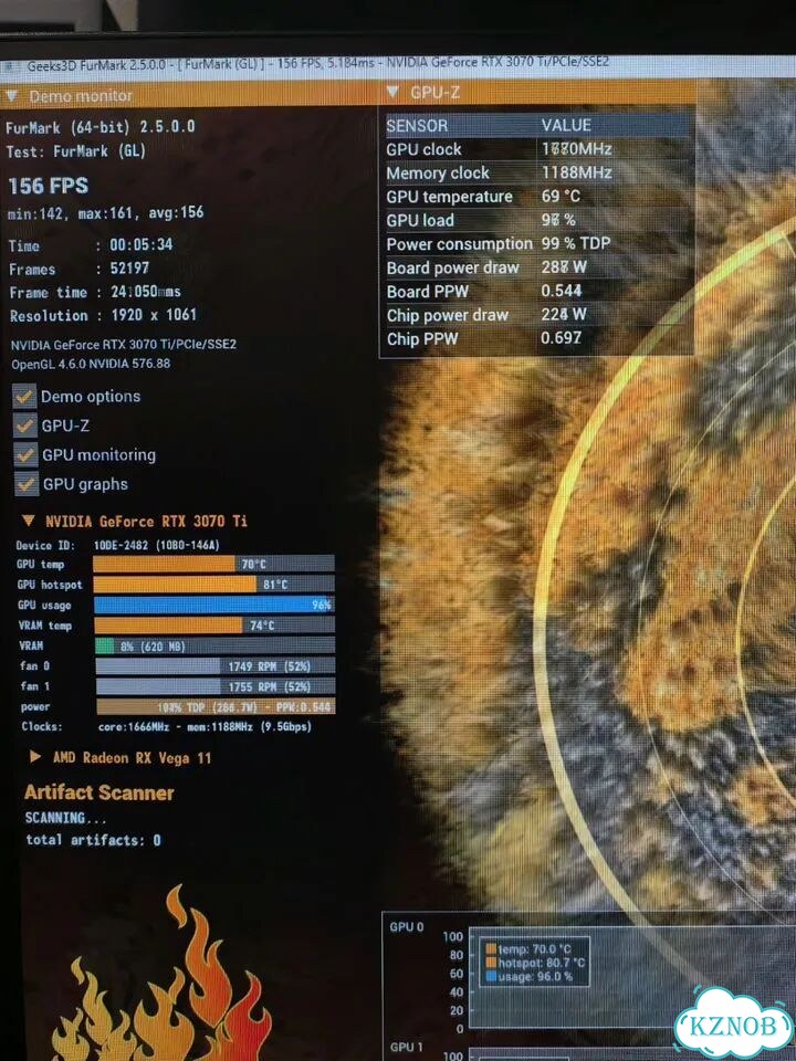 Видеокарта RTX 3070 Ti 8gb Gainward фото 8