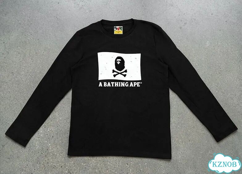 Лонгслив черный Pirates of the Bape AC0119 фото 1