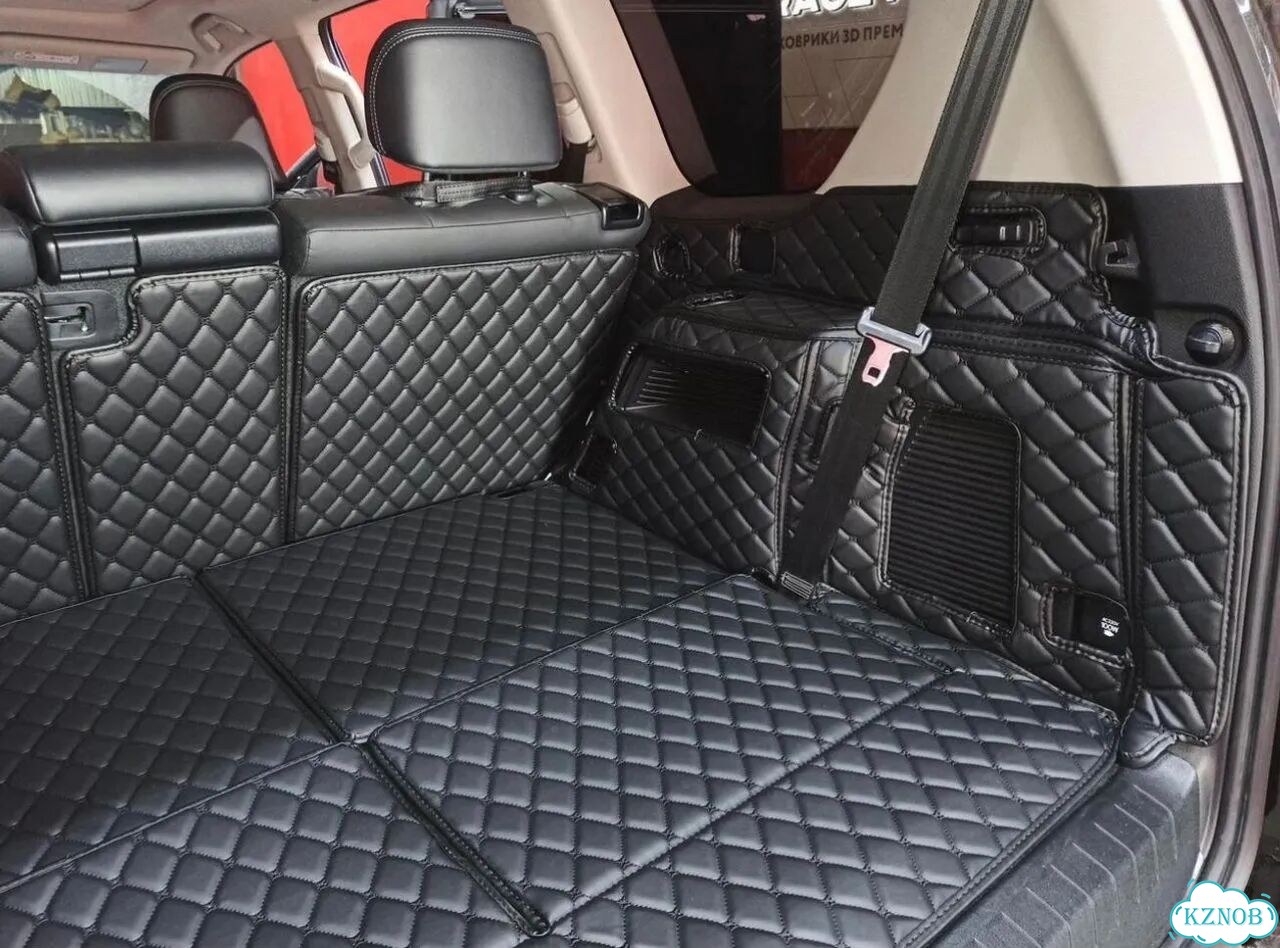 3Д коврики в багажник toyota prado 150 7 фото 3