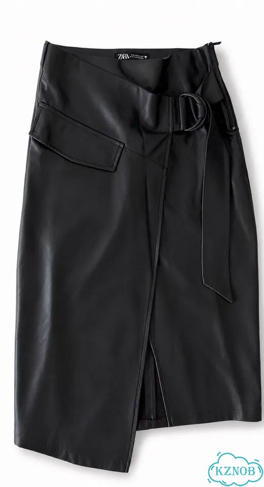 Кожаная юбка zara фото 1