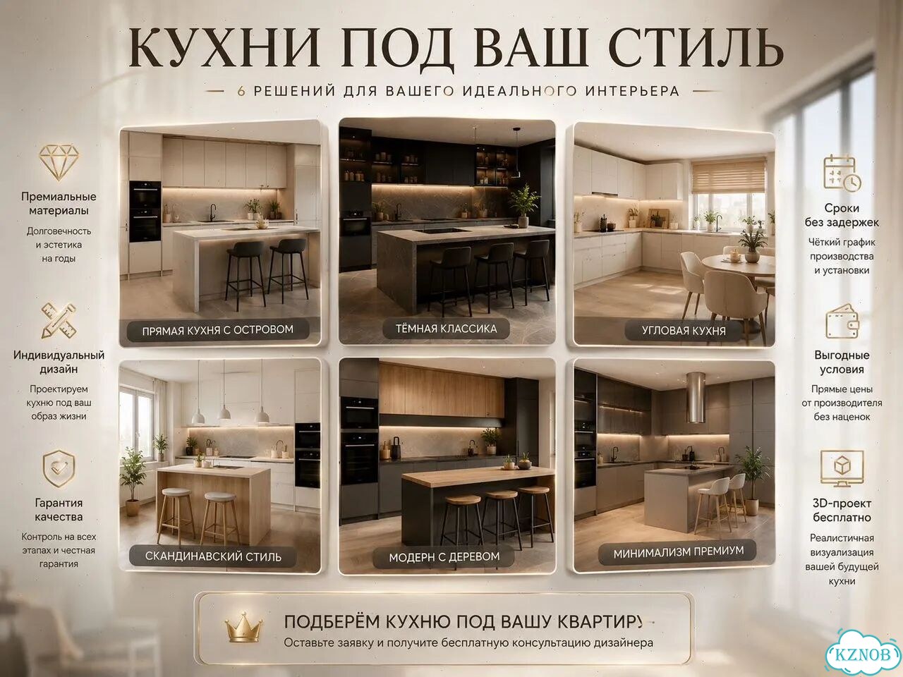 Кухня под размеры кухни фото 4