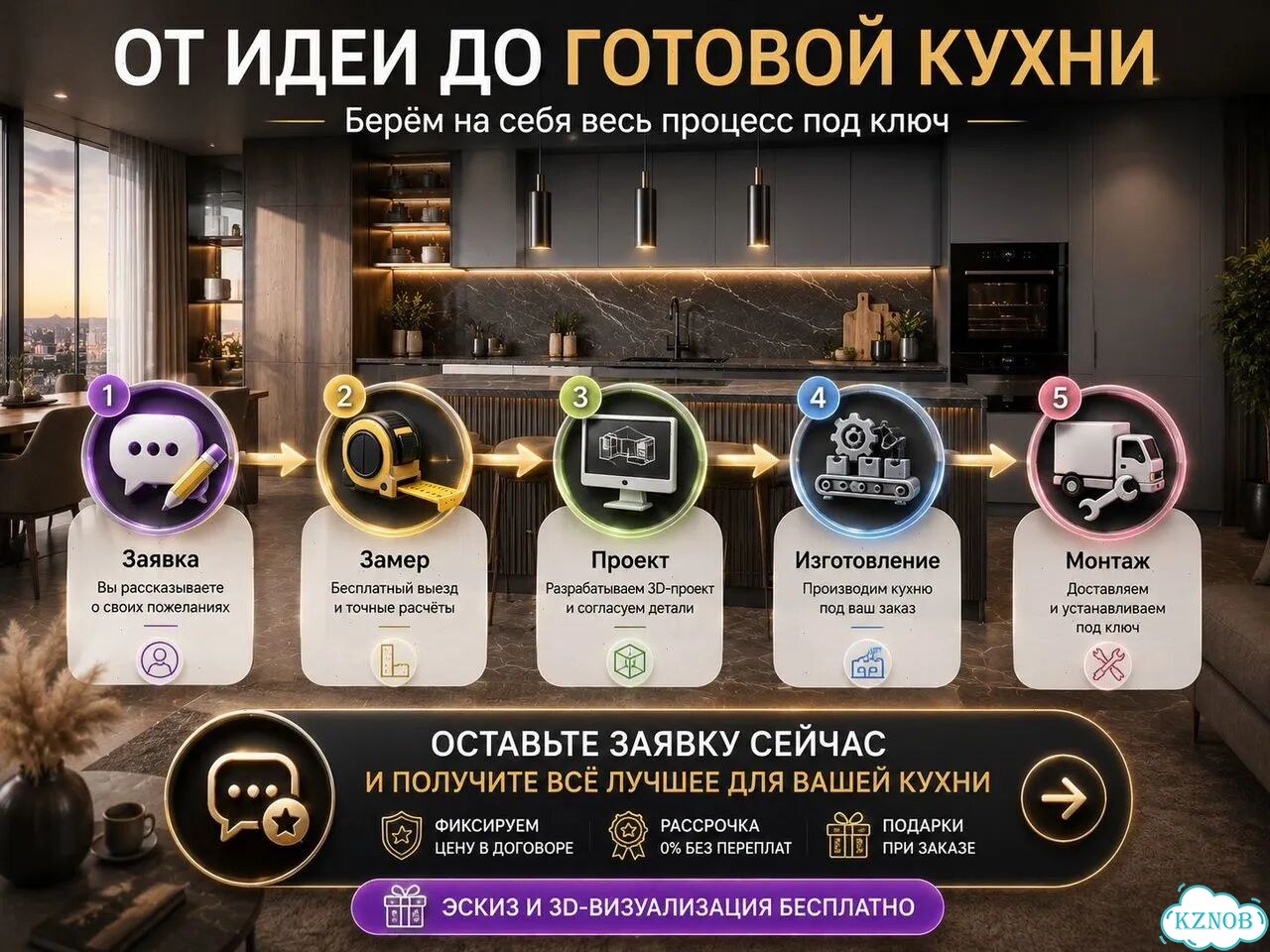 Кухня под технику фото 6