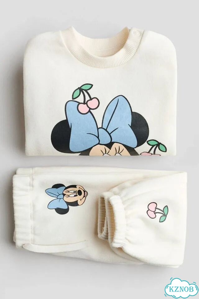 Новый утепленный костюм h&m 68,74,80 Минни фото 2