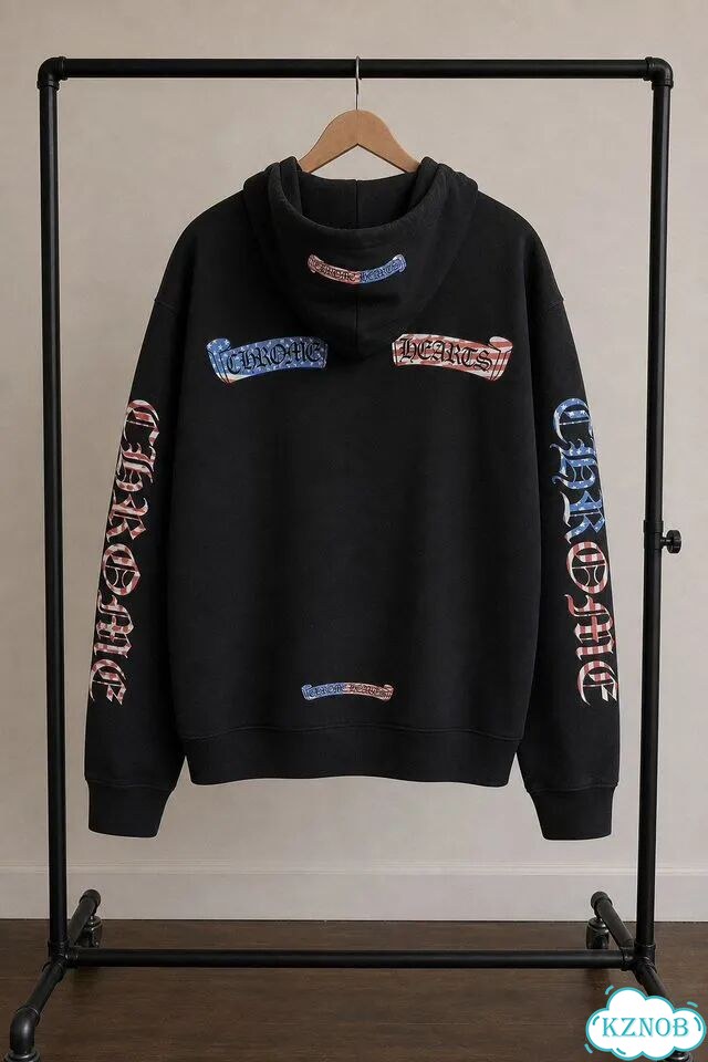 Худи Chrome Hearts Thrashed Matty Boy USA Flag фото 4