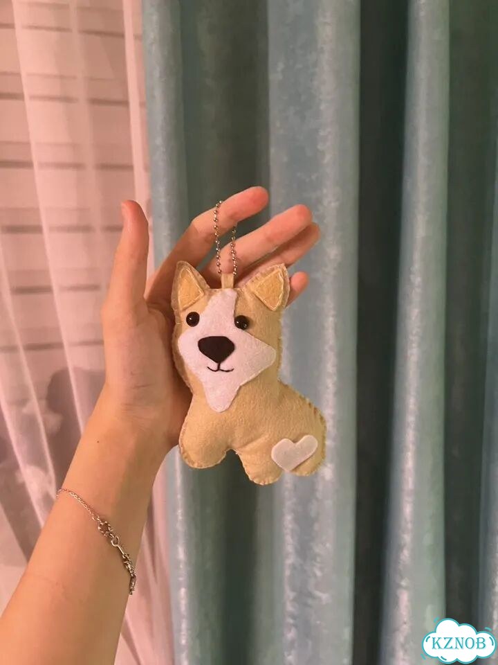 Брелок Корги из фетра фото 1