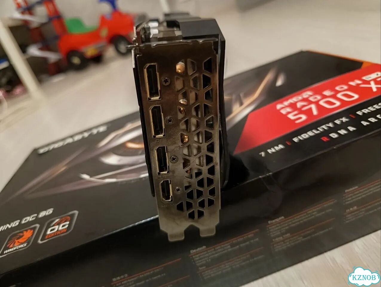 Видеокарта Gigabyte RX5700XT 8gb фото 4