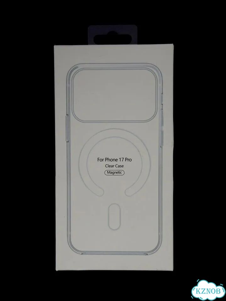 Чехол для iPhone 17 pro прозрачный с магсейф фото 1
