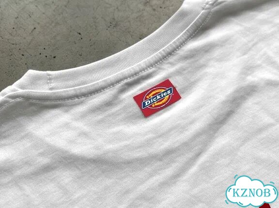 Лонгслив белый Dickies 10,000 needle embroidery craft DAC0223 streetwear vintage фото 5