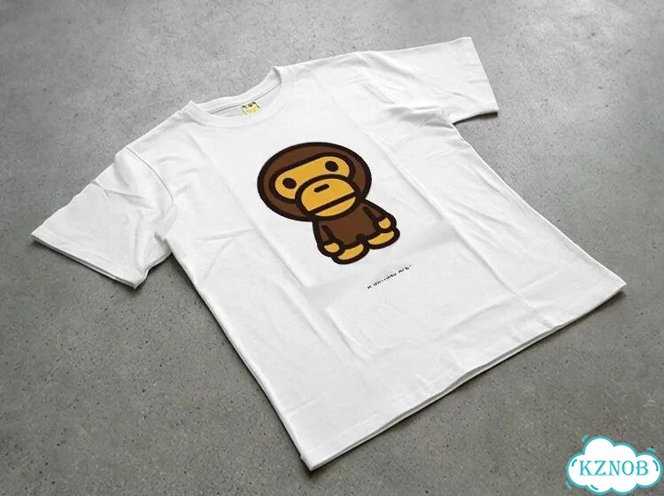 Футболка белая Bape Baby Milo AC0120 фото 3