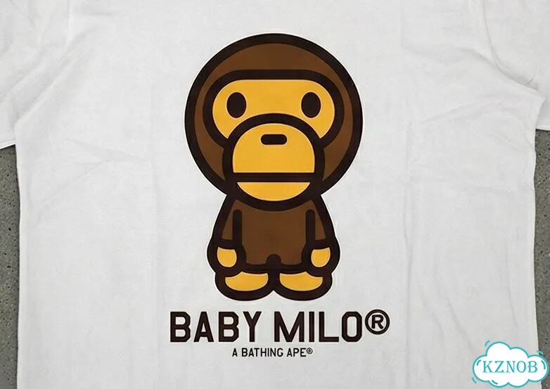 Футболка белая Bape Baby Milo AC0120 фото 4