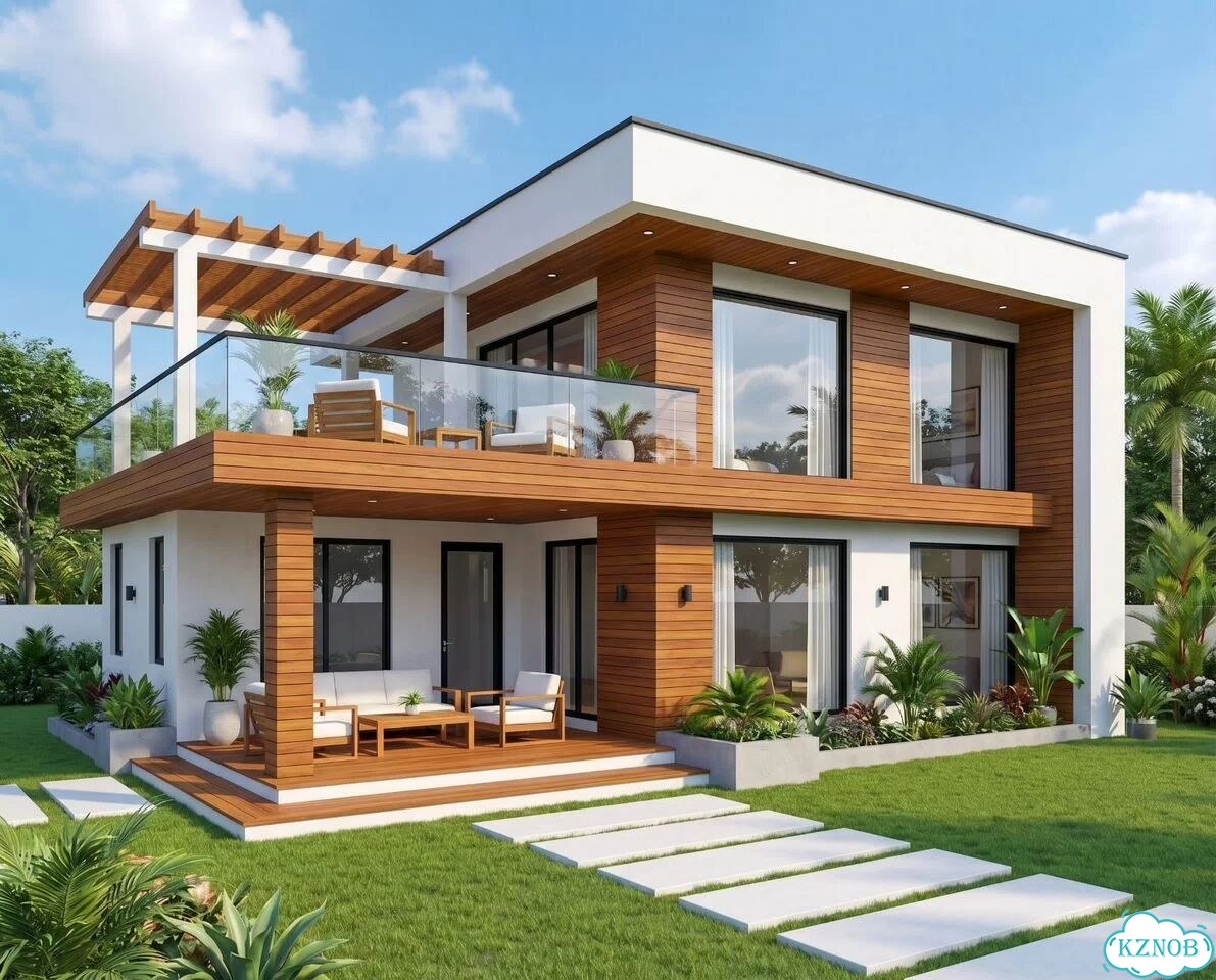 Дом стиле хай-тек 150м2 фото 1