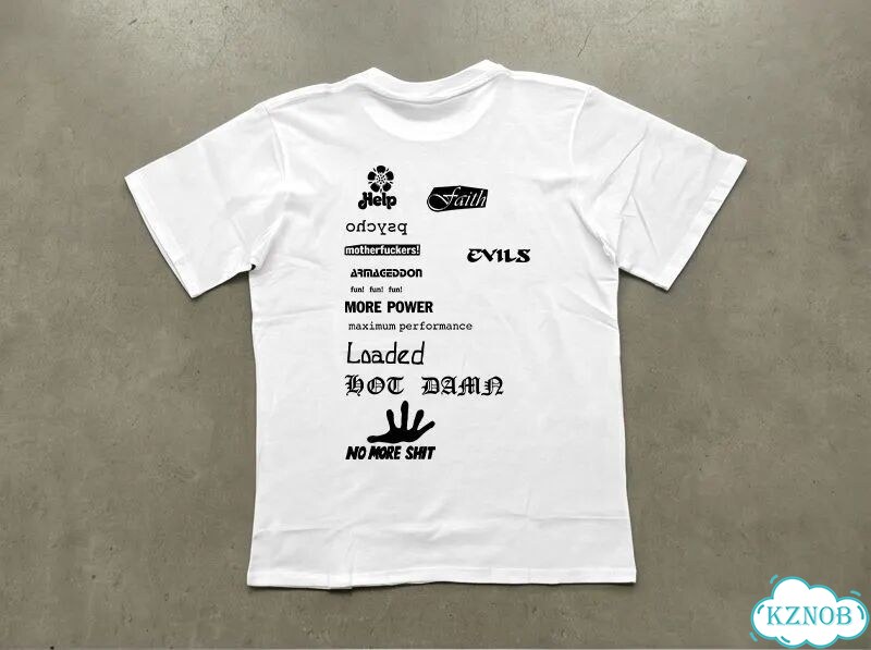 Футболка белая Supreme Week 17 No More shit Tee Letters Printing DAC0234 streetwear vintage фото 1