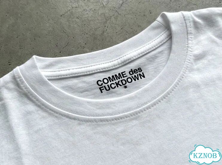 Лонгслив белый Comme Des Fuckdown ss26 AC0123 фото 5