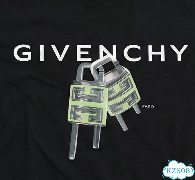 Футболка черная Givenchy SS23 2 замка DAC0051 luxury archive фото 4