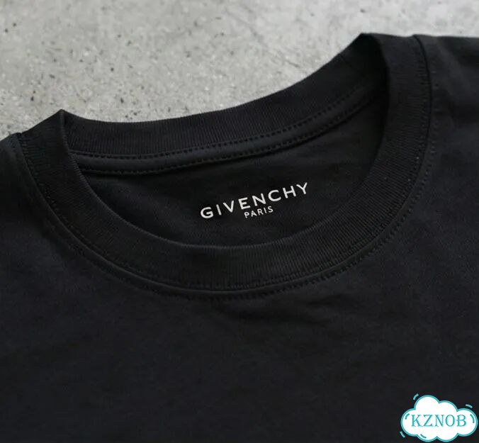 Футболка черная Givenchy SS23 2 замка DAC0051 luxury archive фото 5