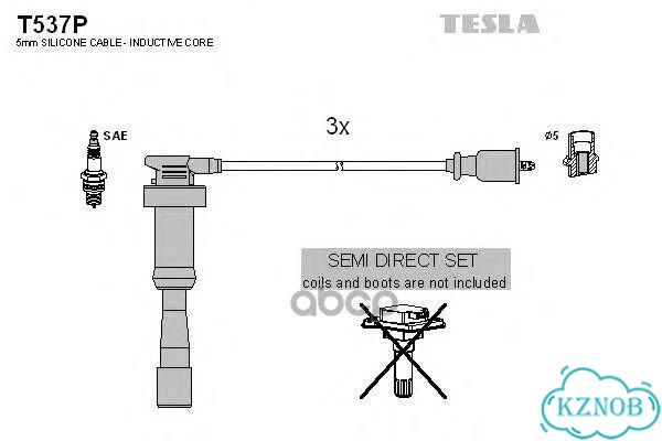 Провода высоковольтные для KIA Sorento tesla T537P фото 1